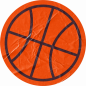 sticker ballon de basket - campagne #MonGenreDeSport